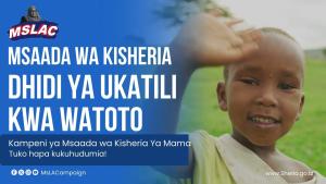Embedded thumbnail for MSLAC Kutoa Msaada wa Kisheria Ambao ni Mlinzi wa Haki za Watoto..