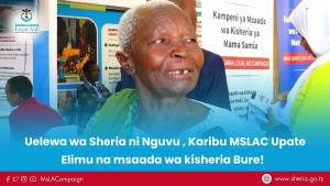 Embedded thumbnail for KAMPENI YA MSAADA WA KISHERIA YA MAMA SAMIA NA UHUSIANO WAKE NA 4R KATIKA KUJENGA JAMII YENYE HAKI