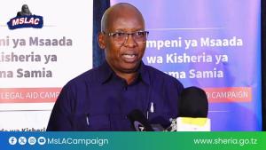 Embedded thumbnail for "Haki na usawa ni misingi mikuu ya amani ya jamii" Bw. Eliakim Chacha Maswi. Katibu Mkuu.