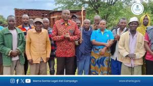 Embedded thumbnail for WANANCHI MKALAMA WAMSHUKURU RAIS SAMIA KWA KAMPENI YA MSAADA WA KISHERIA (MSLAC)